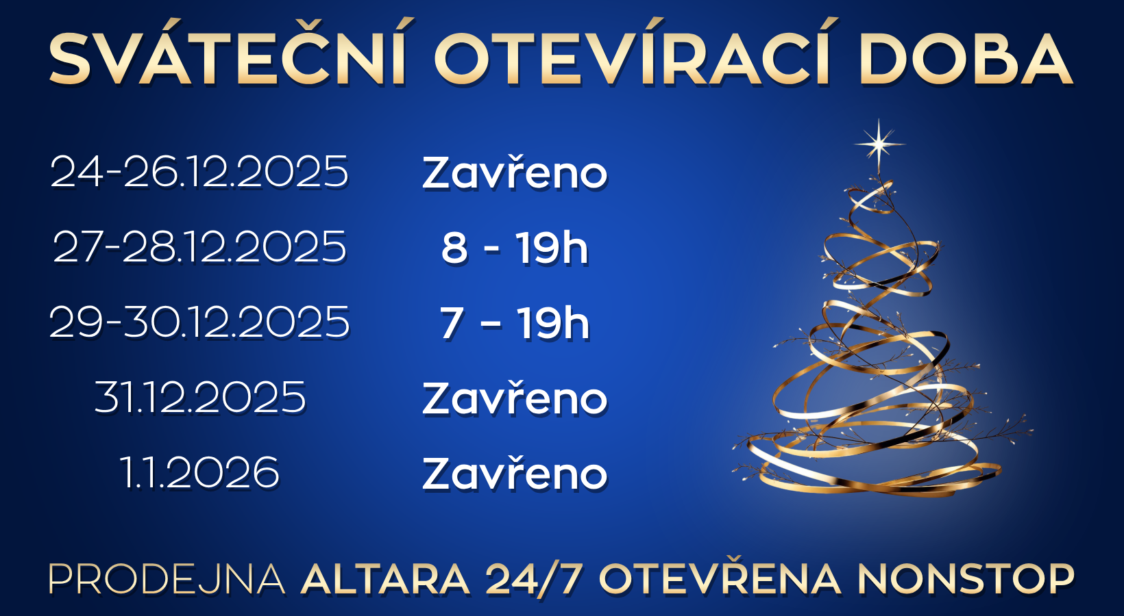 Státní svátek 17. listopadu – máme otevřeno
